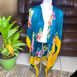 EXPRESS FLORAL CARDIGAN